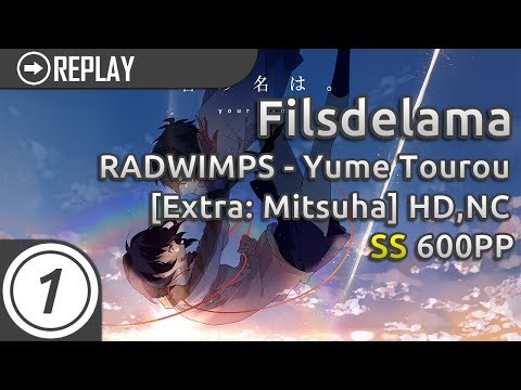 filsdelama | RADWIMPS - Yume Tourou [Extra: Mitsuha] +HD,NC SS 600pp #1