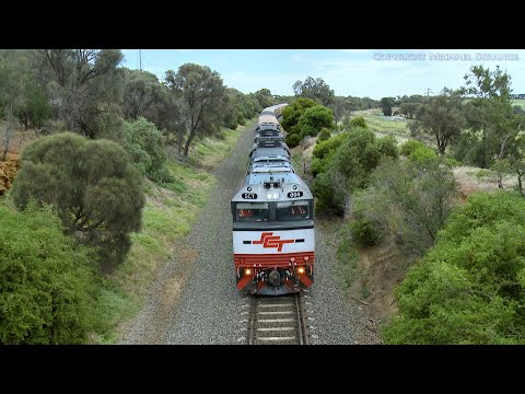 SCT 7PM9 Australian Diesel Locomotive Freight Train (2/2/2021) - PoathTV Railways