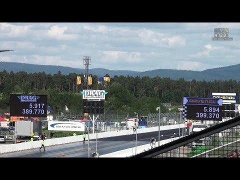 NitrOlympX 2017 - Pro Mod Eliminations including one of the quickest side-by-side ever in Europe