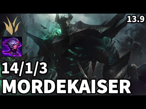 Mordekaiser Jungle vs Fiddlesticks - EUW Master | Patch 13.9