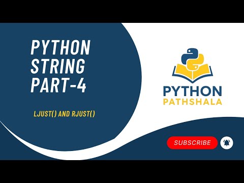 Python String Rjust And Ljust Explained In Hindi Python Tutorial For Beginnerspython In Hindi
