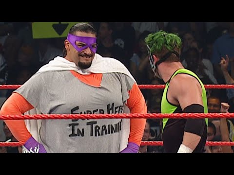 The Hurricane vs Christian (Rosey Becomes a Superhero): WWE Raw August 4, 2003 HD