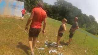 preview picture of video 'Steep Slipery Slope - Savage Race Maryland Saturday July 20, 2013'