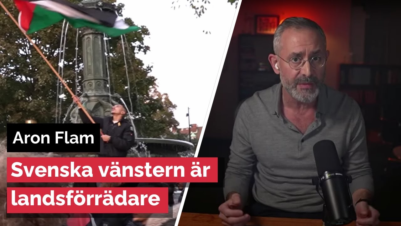 Aron Flam riktar skarp kritik mot vänstern och SVT