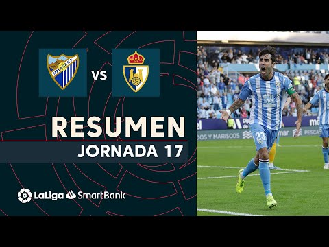 Resumen de Málaga CF vs SD Ponferradina (1-0)