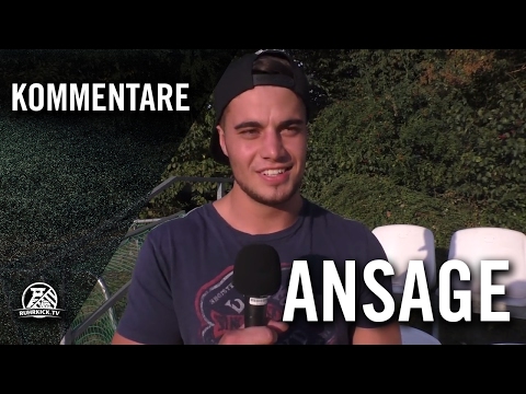 Ansage von Niclas Maiwald (SV Wanne 11) | RUHRKICK.TV