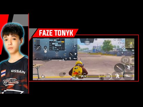Faze Tonyk Control Settings And Fight Tdm | Pubg Mobile Indonesia Pros