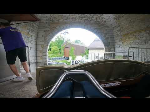 🎢 Lech Roller Coaster Ride at Theme Park LEGENDIA ŚLĄSKIE WESOŁE MIASTECZKO in 🇵🇱 POLAND