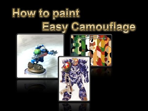 How to paint: Easy Camouflage