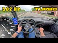 BMW 3 Series E30 With M50 TURBO Has OLD SCHOOL POWER On AUTOBAHN