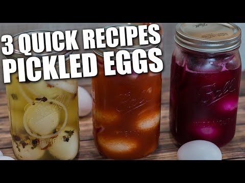3 LOW CARB & QUICK PICKLED EGGS RECIPES