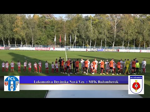 Lokomotíva Devínska Nová Ves : MŠK Ružomberok 0 : 3 Slovnaft Cup  Zostrih + rozhovory  2223 HD