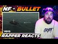 RAPPER REACTS to NF - BULLET (Audio)