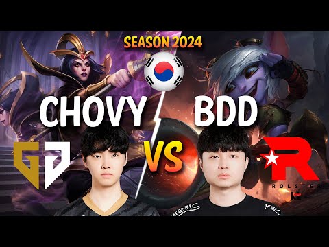 GEN Chovy vs KT BDD - Chovy LEBLANC vs BDD TRISTANA Mid - Patch 14.1 KR Ranked | lolrec