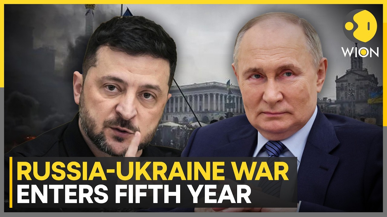 Russia-Ukraine War Enters Fifth Year: Zelensky Says Putin ‘Embodies the War’ | WION