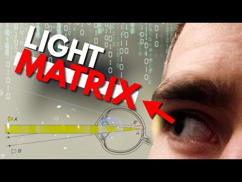 We live in a light matrix 😯