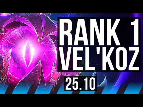 VEL'KOZ vs JAYCE (MID) | Rank 1 Vel'Koz, Comeback, 56k DMG, 900+ games | EUW Challenger | 25.10