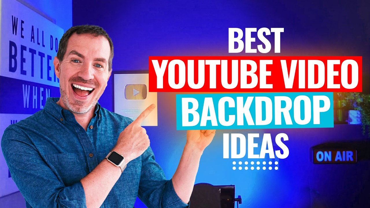 Awesome YouTube Studio Background Ideas (Quick & Easy!)