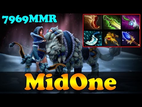 MidOne 7969 MMR Plays Mirana 2 Games Vol 2   Ranked Match gameplay Dota 2