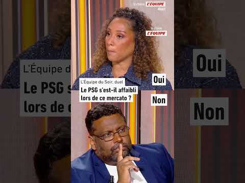 💸 Un mot pour décrire le mercato du Paris-SG ? #psg #mercato #barcola #lequipe #football