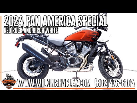 2024 Harley-Davidson RA1250S Pan America 1250 Special in Red Rock/Birch White