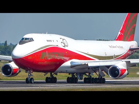 AVIATION REVIEW of YEAR 2022 - 90 MINUTES AIRPLANES ONLY - Airbus A380, B747, Il76 ... (4K)