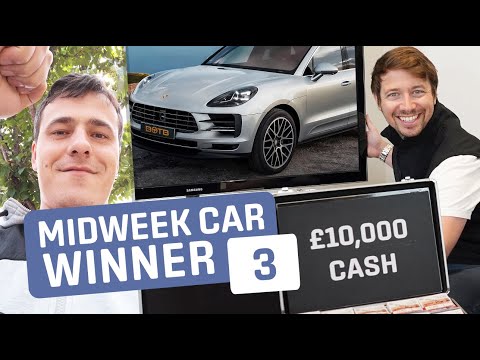 BOTB Midweek Car Competition Winner! Sergiu Darii – Porsche Macan 2.0 + £10k Cash – Week 22 2020