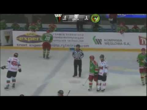 17. kolejka PLH: GKS Tychy - Zagłębie Sosnowiec 8:4. Tercja 2