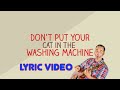 Don T Put Your Cat In The Washing Machine Official Lyric Video
