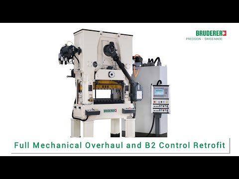 BRUDERER India Mechanical Overhaul and B2 Control Retrofit