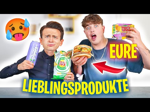 Wir ESSEN eure LIEBLINGSPRODUKTE! 🍔🤤 mit Smiley