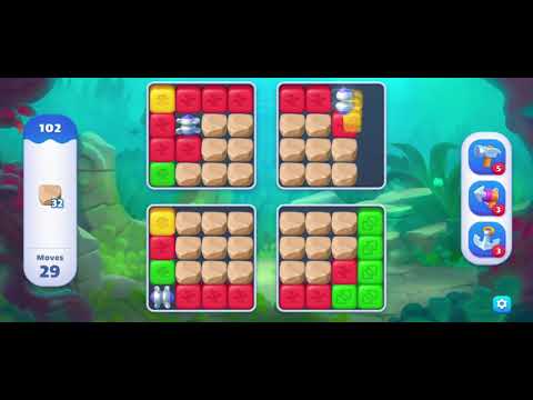 FISHDOM BLAST LEVEL 102 ~ No boosters