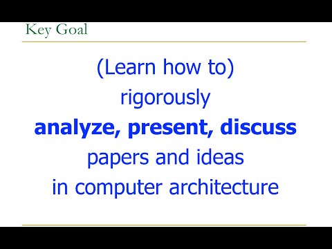 Seminar on Computer Architecture - Lecture 1: Introduction (ETH Zürich, Fall 2018)
