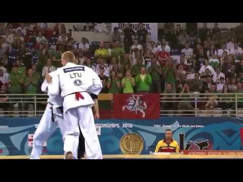 WKO EC 2016, men 75 85 kg, Valdemaras Gudauskas LTU   Marius Ilas ROU 39