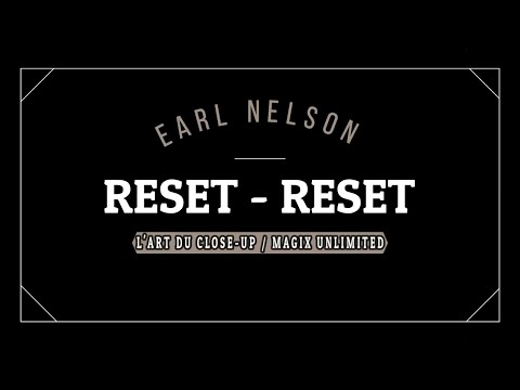 RESET RESET MAGIC TRICK BY EARL NELSON ET MAURICE DOUDA #CLOSE UP #MAGIC #TRICK