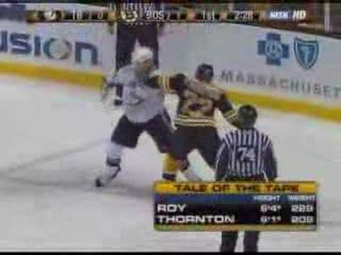 Andre Roy vs Shawn Thornton