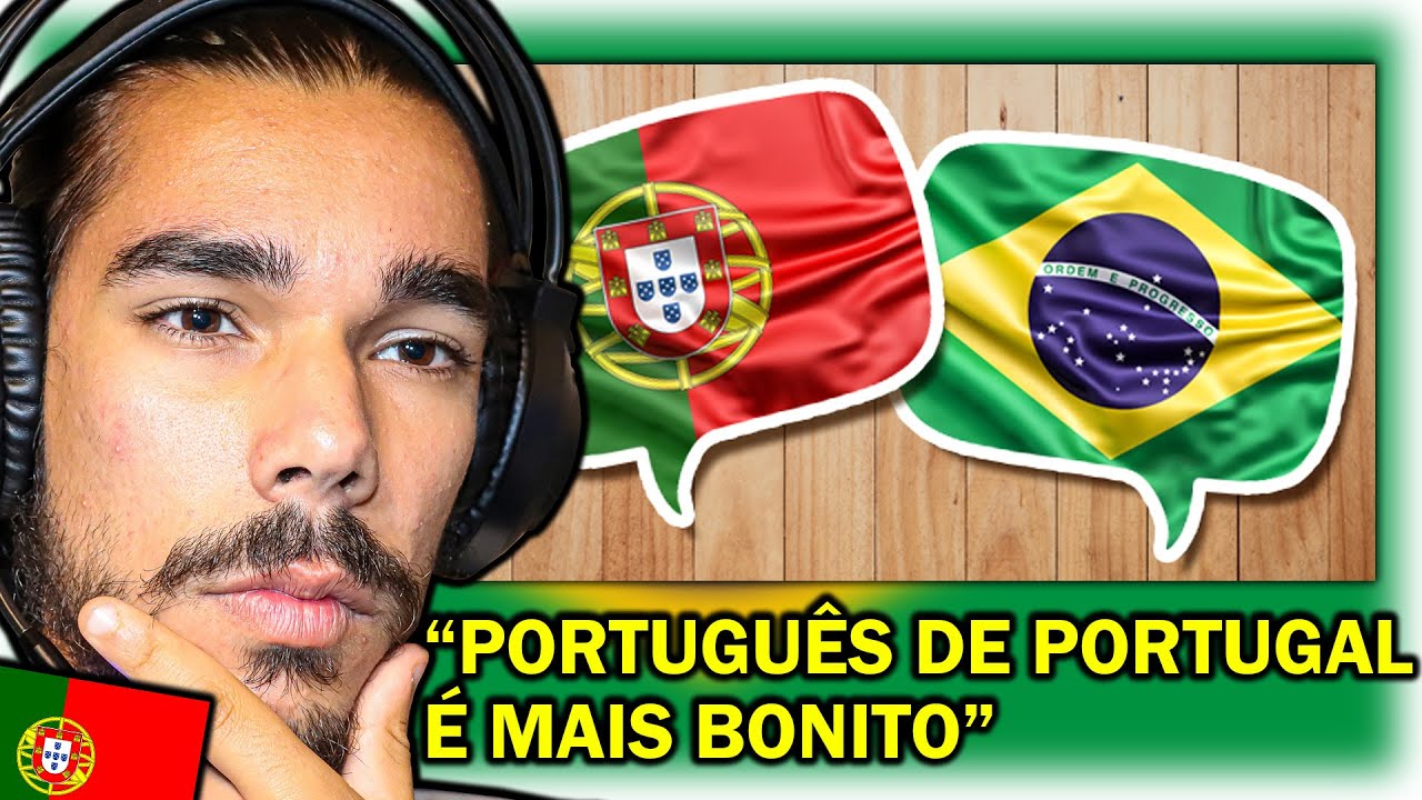 O português brasileiro é o idioma MAIS BONITO do MUNDO? | Português reage