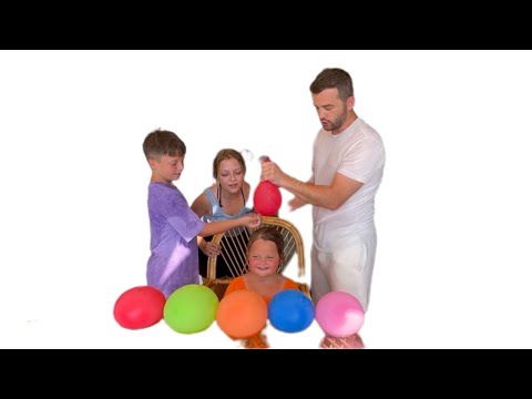 KAFAMIZDA BUZ GİBİ SOĞUK SU DOLU BALONLARI  PATLATTIK 🤪