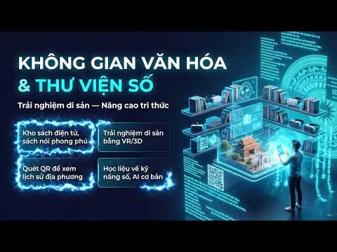 Nhà Văn Hóa & Thư Viện Số Thông Minh - Kết Nối Thành Phố và các Đơn vị Hành Chính Xã Phường