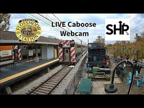 Live webcam view of Flossmoor Station Railcam & Brewery Depot