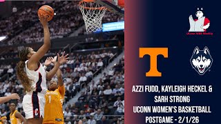 Download lagu Azzi Fudd, Kayleigh Heckel, Sarah Strong: UConn womenâs basketball postgame (Tennessee) - 2/1/26 mp3 Download lagu Azzi Fudd, Kayleigh Heckel, Sarah Strong: UConn womenâs basketball postgame (Tennessee) - 2/1/26 mp3