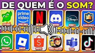 🐵 ADIVINHE AS MARCAS PELO SOM🔈 | marcas e apps famosos 🌐. Quantos você consegue acertar? #macaquiz