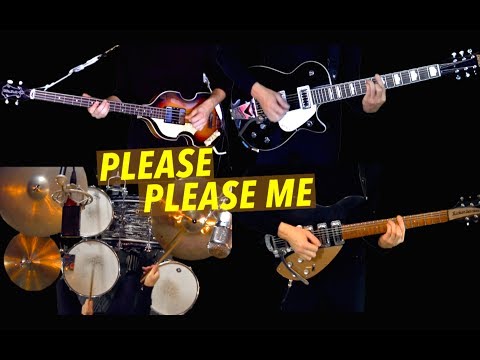 Please Please Me - Instrumental Cover - Guitars, Bass, Drums and Harmonica Video