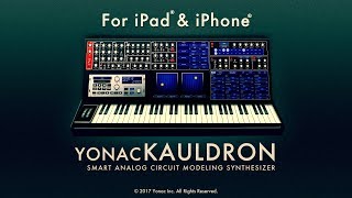Kauldron: Smart Analog Modeling Synth for iPad and iPhone