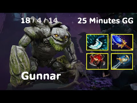 Gunnar Tiny MID - With Sumail & Universe Destroy CCnC MID 25 Min GG Full Gameplay Dota 2 7.22g