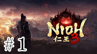 #１【ダーク戦国アクションRPG】待望の新作（本日発売！）【仁王３】実況プレイ