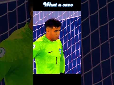What s save by this brazilian goalkeeper😈। #shorts #brazilian