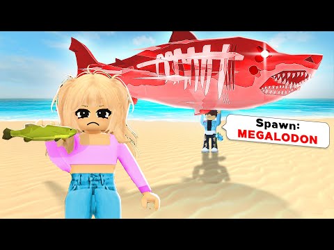 Using ADMIN COMMANDS To Troll My GF on Roblox Fisch!