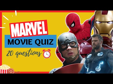 Ultimate Marvel Movies Quiz | 20 Questions Fan Quiz Challenge | MCU Avengers Trivia Quiz