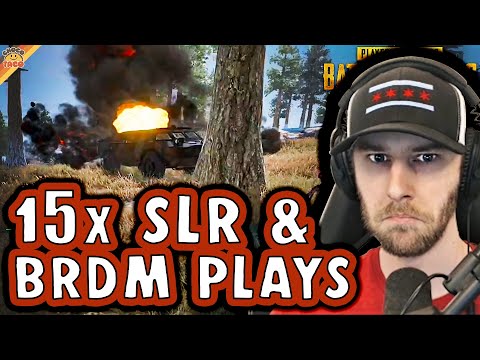 A 15x SLR and Crazy BRDM Plays ft. Halifax & Alisa - chocoTaco PUBG Squads Gameplay